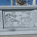 西藏 芝麻白大型照壁，屏风，影壁
