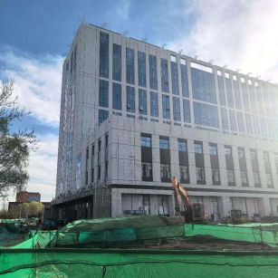 西藏 白麻花岗岩石材外墙干挂