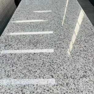 西藏 白麻花岗岩光面毛板