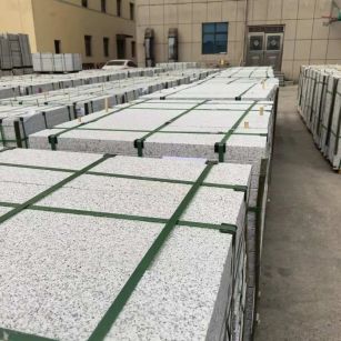 西藏 白麻花岗岩5.0公分荔枝面地铺石