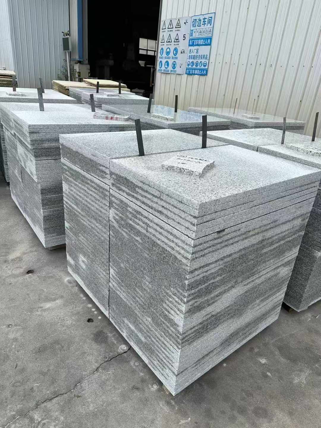 西藏 白麻光面干挂成品