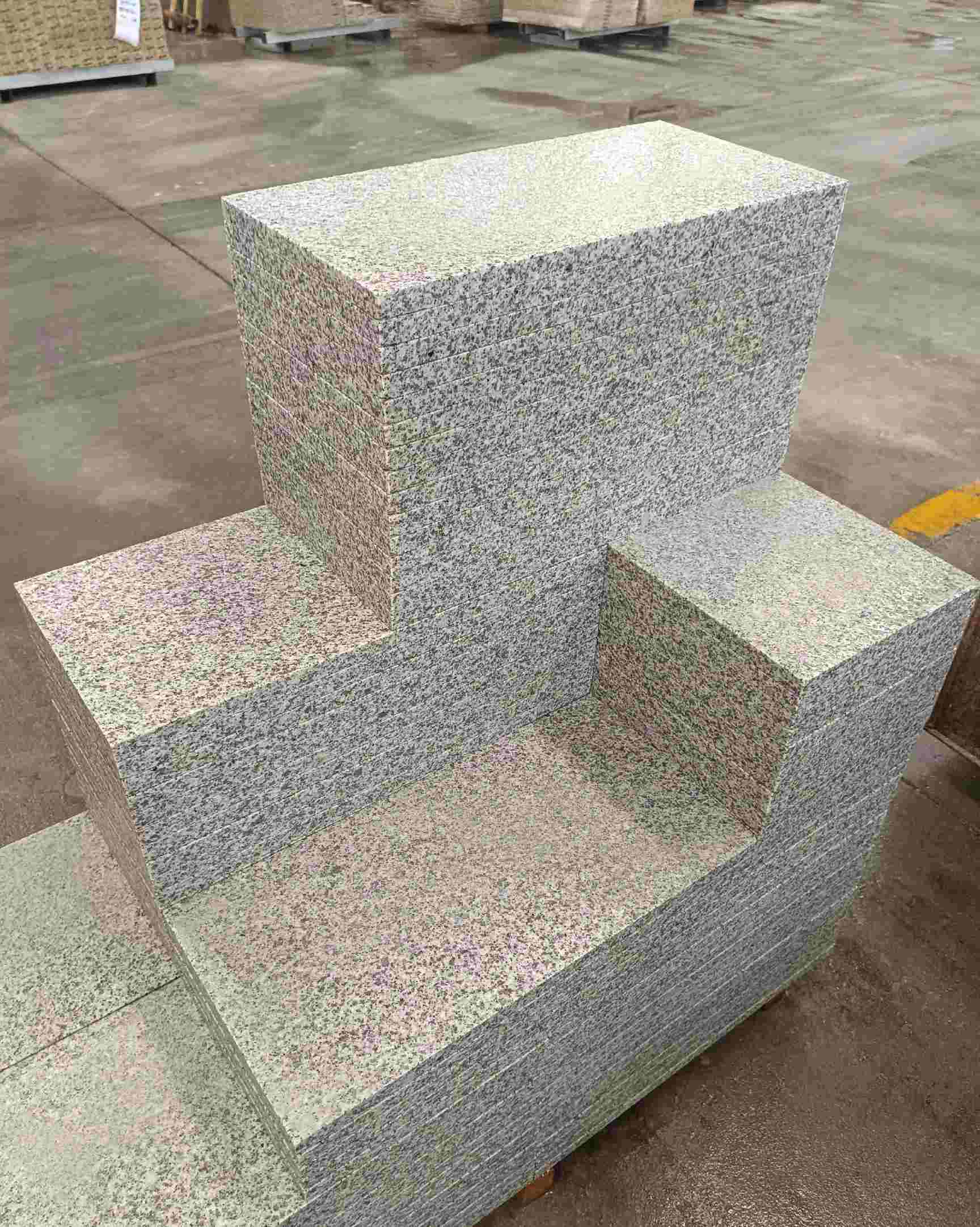 西藏 白麻花岗岩荔枝面地铺石