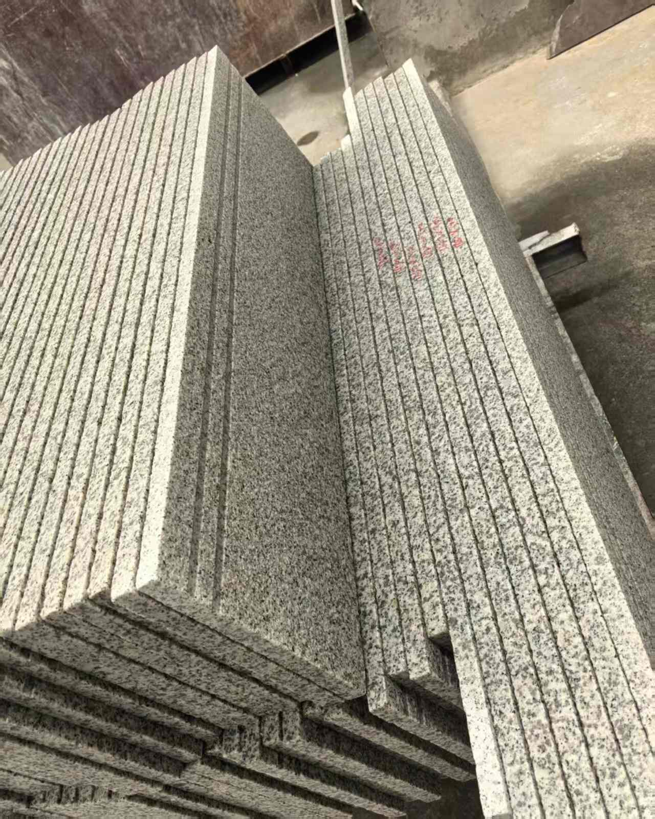 西藏 白麻荔枝面花岗岩楼梯踏步